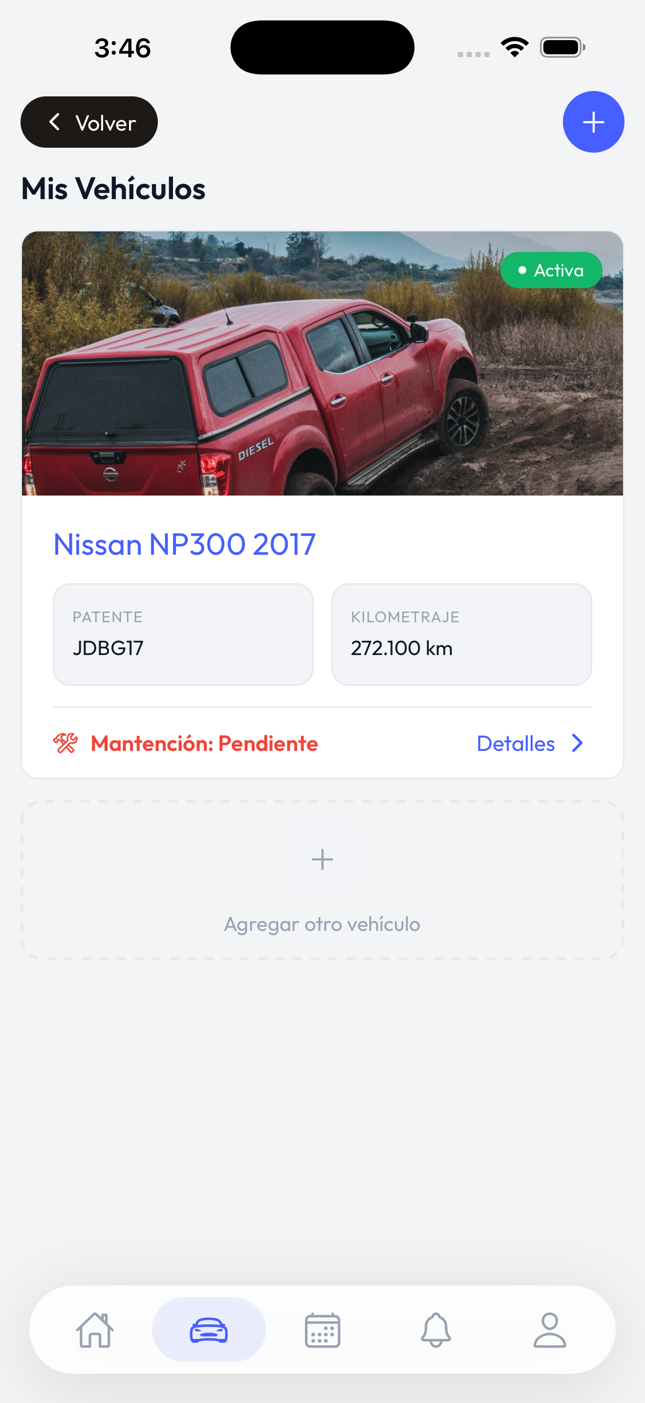 Dashboard de la app Protuerca